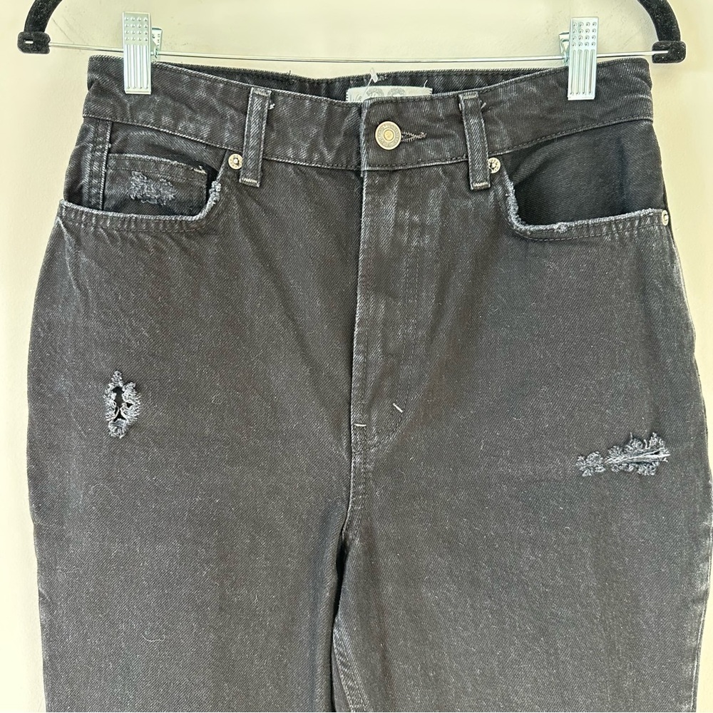 Free People Wide Leg Boot Cut Jeans Denim My Own Lane Going Out Rodeo Festival - Picture 5 of 15